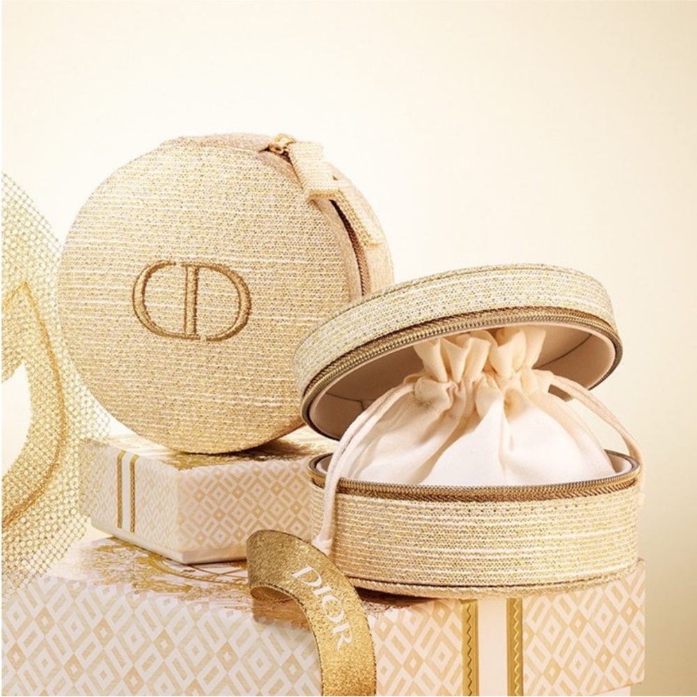Dior jewelry case cosmetic / accessories pouch